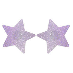 1 Pair Women Pentagram Milk Paste Lingerie  Breast Bra Star  Nipple Cover Pasties