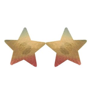 1 Pair Women Pentagram Milk Paste Lingerie  Breast Bra Star  Nipple Cover Pasties